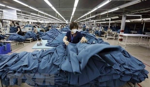 Productos del sector de confecciones y textiles de Vietnam. (Fotografía: VNA)