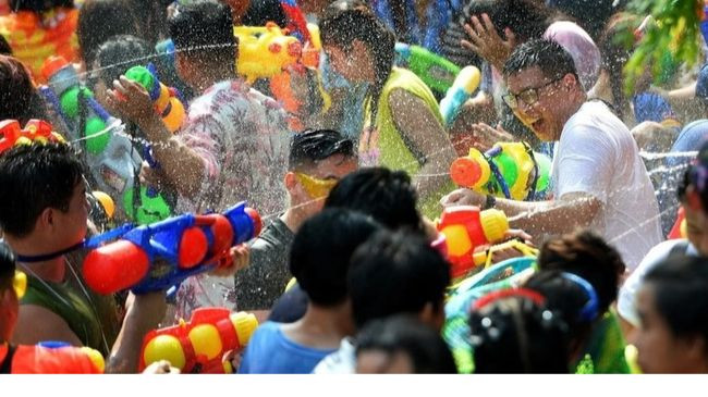 El festival Songkran en Tailandia. (Fotografía: VNA) 