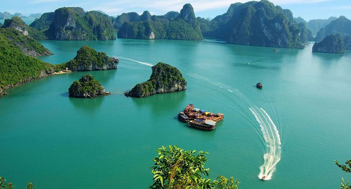 La bahía de Bai Tu Long, Quang Ninh.