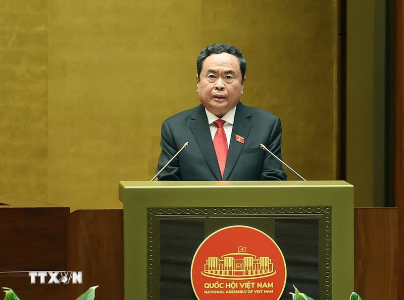 El nuevo presidente de la Asamblea Nacional de Vietnam, Tran Thanh Man. (Fotografía: VNA)
