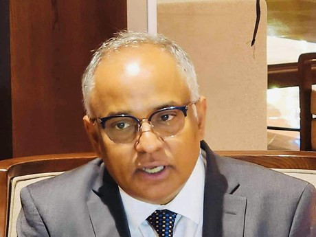 El director nacional del Banco Asiático de Desarrollo (BAD) para Vietnam, Shantanu Chakraborty. (Fotografía: VNA)