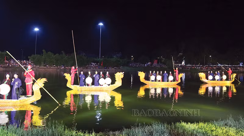 Sobre la base de la cultura local, Bac Ninh ha activado diversos servicios turísticos. (Fotografía: baobacninh.vn)