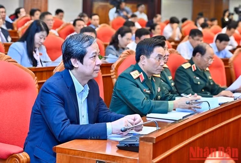 Los delegados en el evento.