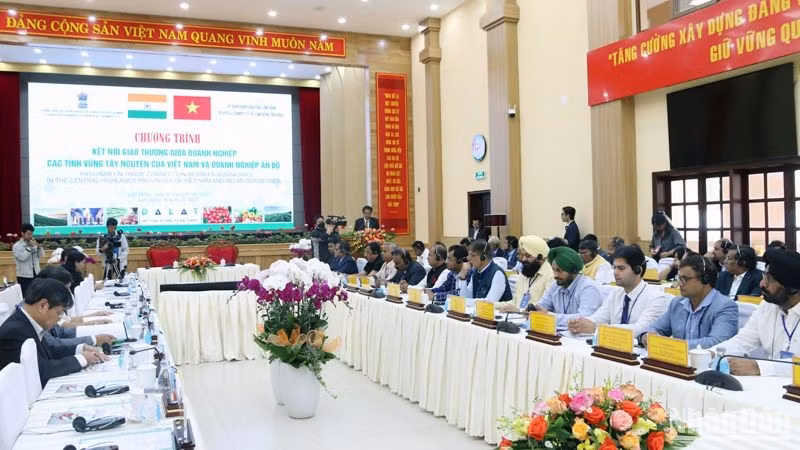 Panorama de la reunión. (Fotografía: Nhan Dan)