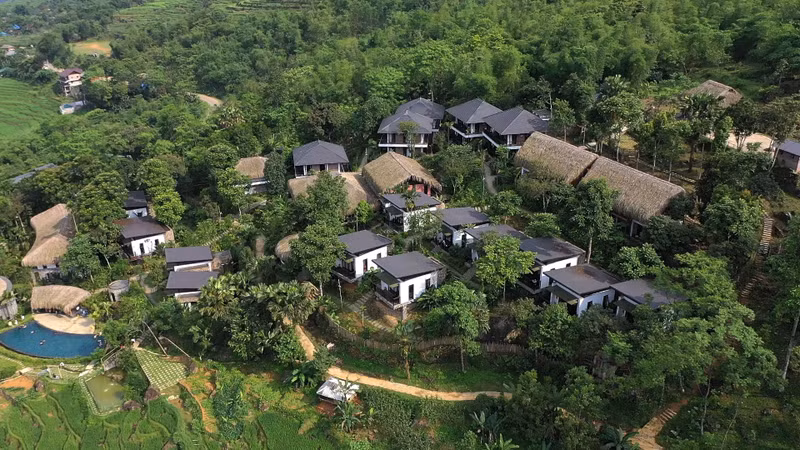 Varios alojamientos turísticos se han construido durante los últimos tiempos.