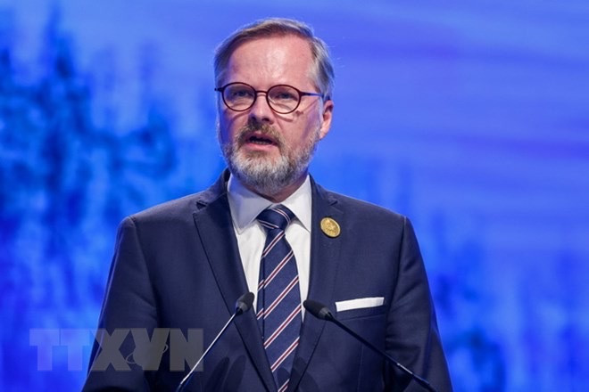 El primer ministro de la República Checa, Petr Fiala. (Fotografía: AFP/VNA)