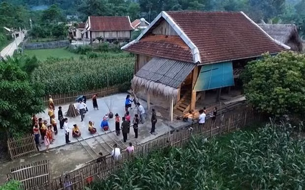 Un modelo del turismo comunitario en el distrito de Con Cuong, de la provincia de Nghe An. (Fotografía: VNA)