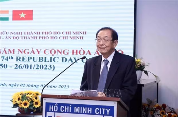 Huynh Thanh Lap, presidente de la Asociación de Amistad Vietnam-la India de Ciudad Ho Chi Minh. (Fotografía: VNA)