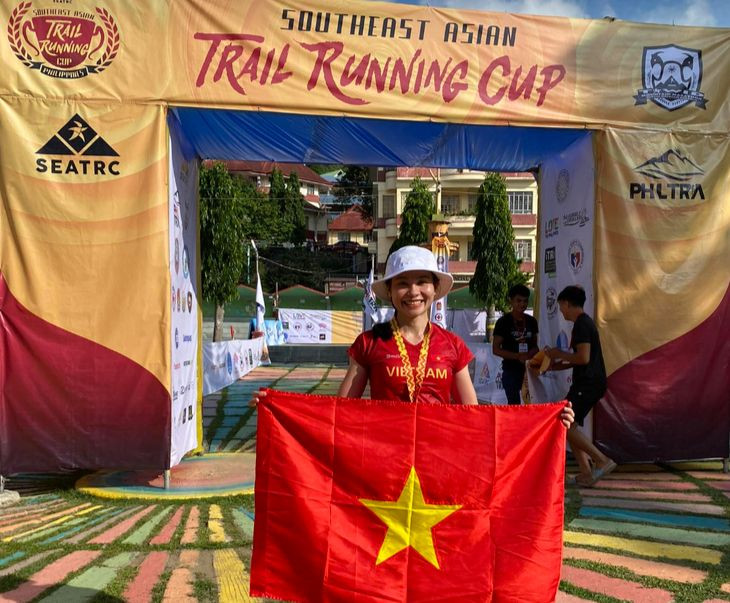 La corredora vietnamita Nguyen Thi Ngoc Anh. (Fotografía: Vnexpress)