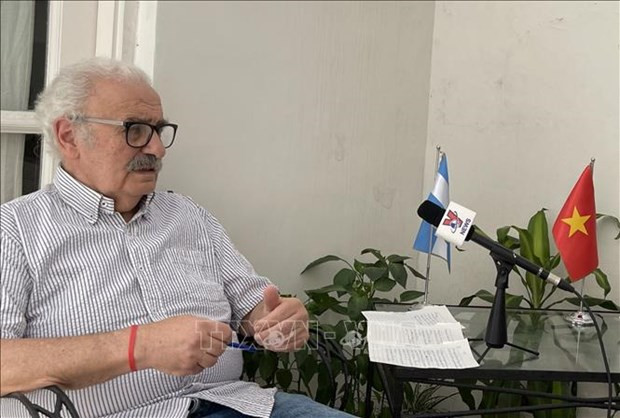 El secretario general del Partido Comunista de la Argentina,Víctor Gorodeki Kot. (Foto: VNA) 