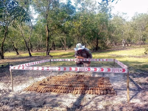 Los detectados en la aldea de An My, comuna de Gio My, distrito de Gio Linh, provincia de Quang Tri. (Fotografía: VNA)