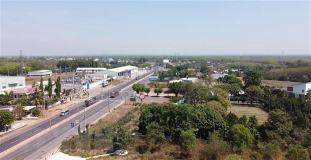 Zona residencial e industrial de Binh Phuoc. (Foto: VNA)