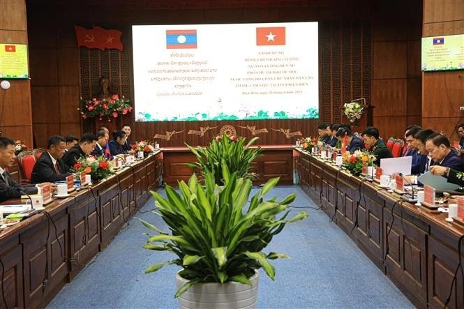 Panorama de la reunión. (Foto: VNA)