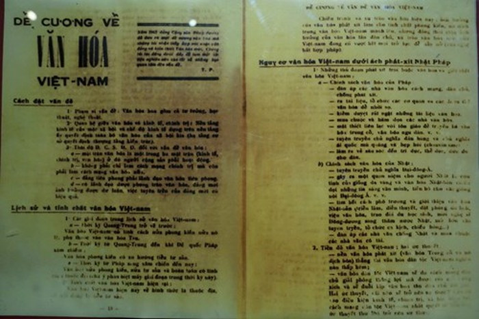 Un material para exhibir en el evento. (Fotografía: Museo de Historia de Vietnam)