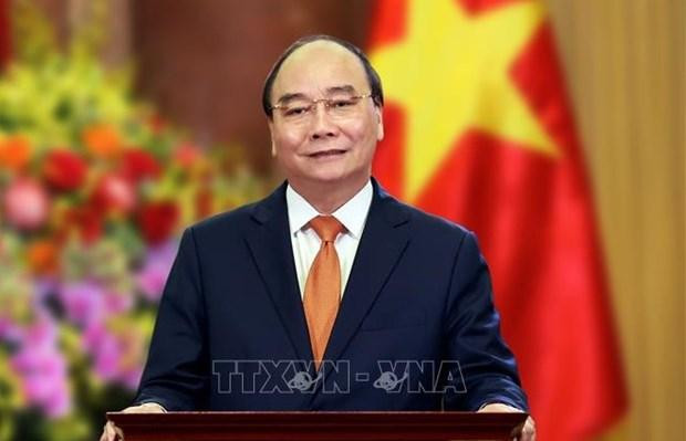 El presidente de Vietnam, Nguyen Xuan Phuc. (Fotografía: VNA)