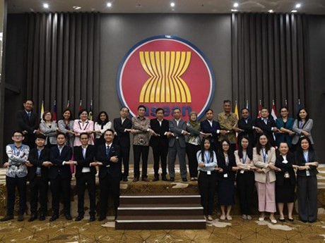 Participantes en la reunión. (Foto: asean.org)