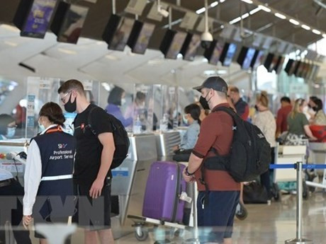 Panorama de la rueda de prensa. (Foto: VNA)