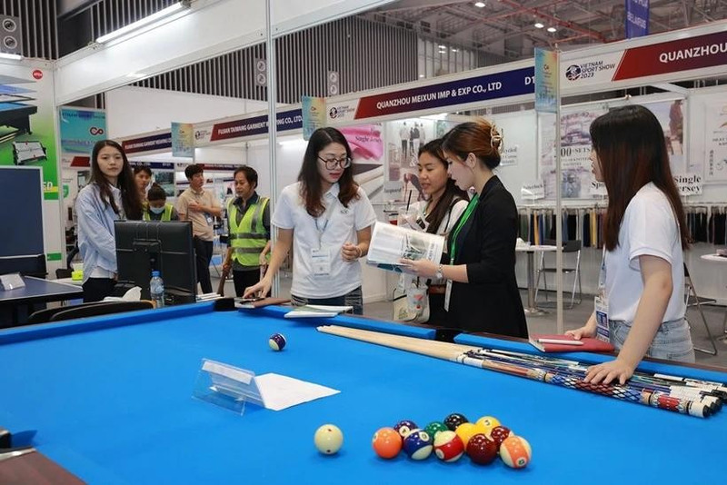 En un espectáculo deportivo en Vietnam. (Foto: VNA)
