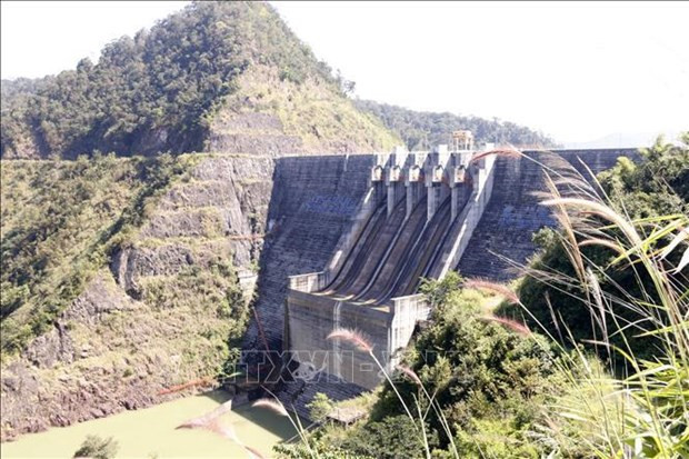 Proyecto hidroeléctrico Xekaman 1. (Fotografía: VNA)