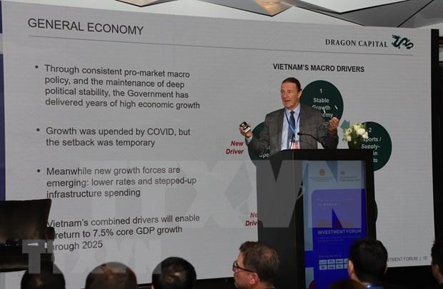 Dominic Scriven, presidente ejecutivo de la fundación de inversión Dragon Capital. (Fotografía: VNA) 