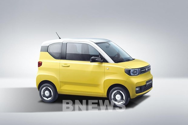 El modelo Wuling HongGuang MiniEV. (Foto: VNA)
