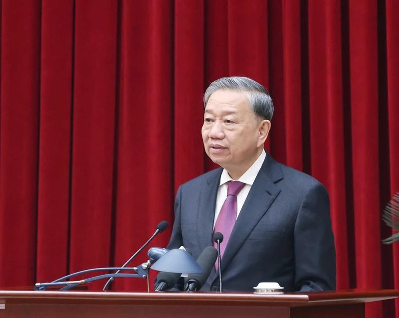 El secretario general del Partido Comunista de Vietnam, To Lam. (Foto: VNA)