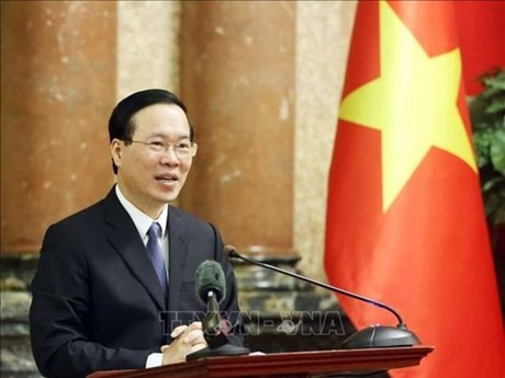 El presidente de Vietnam, Vo Van Thuong. (Foto: VNA)