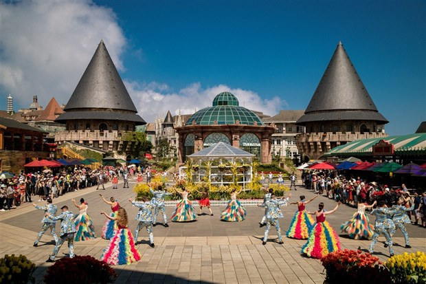 El complejo turístico de Ba Na Hills. (Foto: VNA)