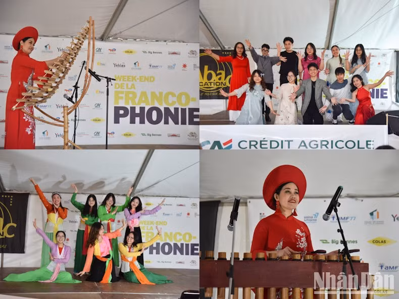 Actuación artísitica en el festival.