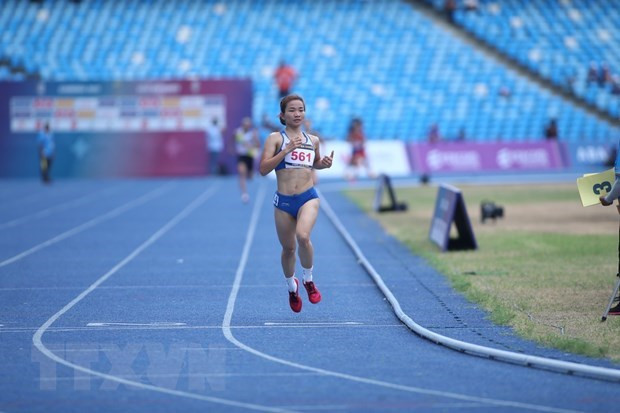La atleta vietnamita Nguyen Thi Oanh. (Foto: VNA)