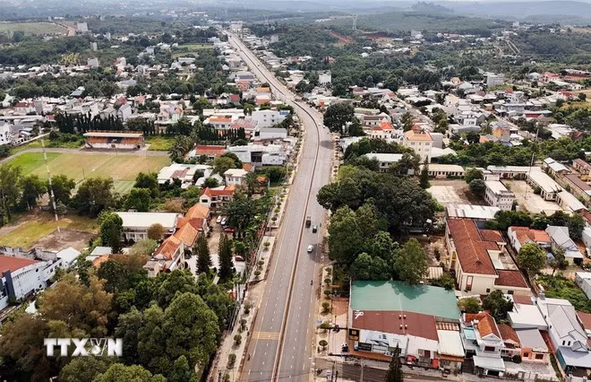 Panorama del distrito de Bu Dang. (Foto: VNA)