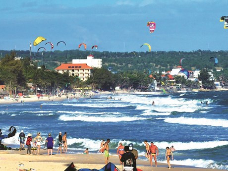 Playa Ham Tien, en la ciudad de Phan Thiet, provincia de Binh Thuan. (Foto: baobinhthuan.com.vn)