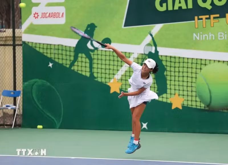 El Torneo Internacional de Tenis en la categoría sub-18 (ITF U18-J30) concluyó luego de seis días de competencias en la norteña provincia vietnamita de Ninh Binh. (Foto: VNA)