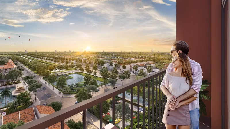 El "Ciudad del Tiempo" Sun Urban City, un modelo de ciudad de descanso suburbano. (Foto: VNA)