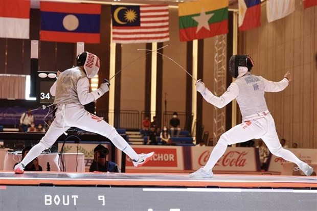 Vietnam gana medalla de oro en esgrima. (Foto: VNA)