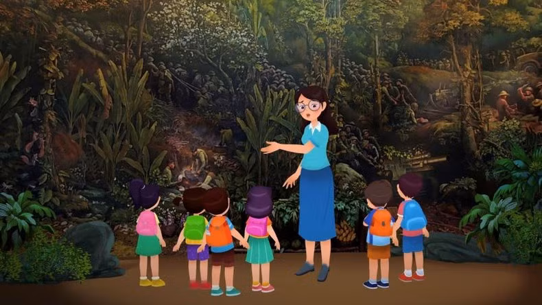 Escena de la película "La promesa en Dien Bien". (Foto: Estudio de Cine de Animación de Vietnam)