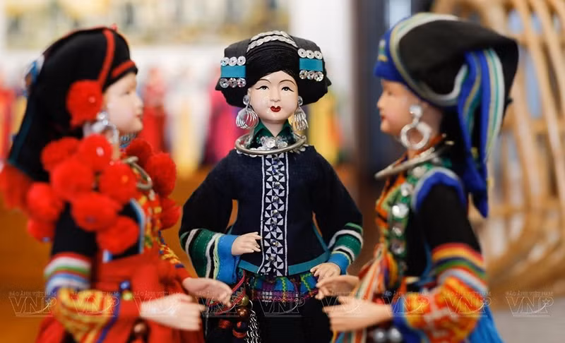 Varias obras elaboradas por Nguyen Hoang Anh. (Fotografía:VNA)