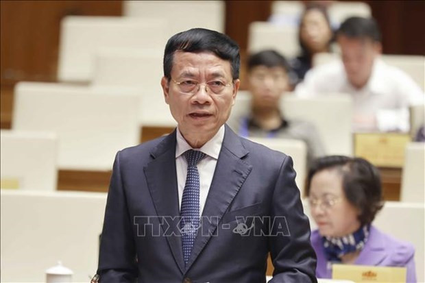 El ministro de Información y Comunicación de Vietnam, Nguyen Manh Hung. (Foto: VNA)