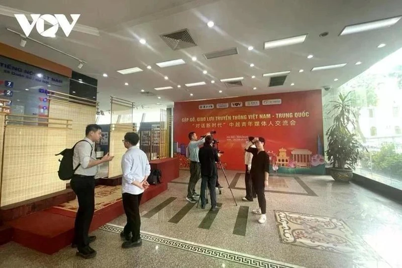 Un programa de intercambio de medios entre Vietnam y China para fortalecer la amistad bilateral. (Foto: VOV)