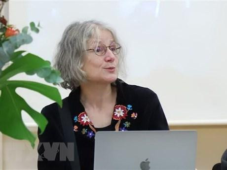 Eve Wilden, directora del Instituto Asia-África (IAA) de la Universidad de Hamburgo de Alemania. (Fotografía: VNA)