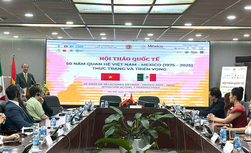Escenario del evento. (Foto: Thanh Hang)