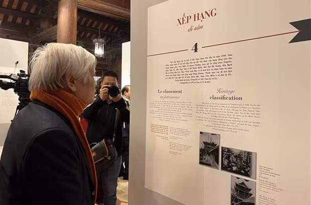 Inauguran exposición sobre Templo de la Literatura de Hanoi. (Fotografía: VNA)