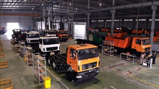 En una empresa mixta de Vietnam y Belarús en la provincia de Hung Yen. (Foto: VNA)