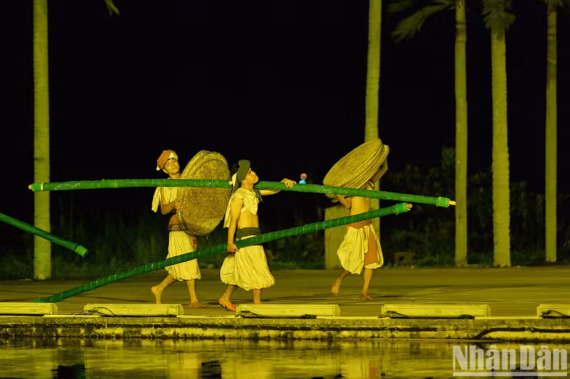 El bambú, un material familiar en la vida de la gente de Hoi An.