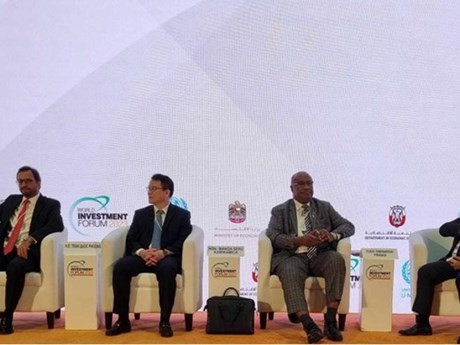 El viceministro de Planificación e Inversión Tran Quoc Phuong participa en el WIF. (Foto: ESCAP)