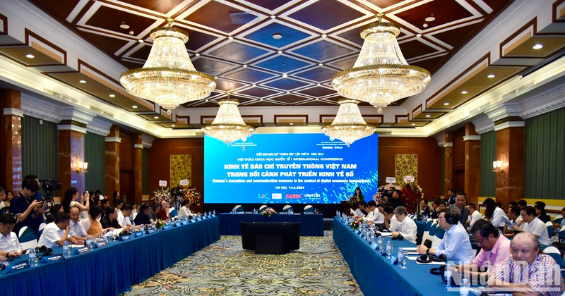 [Foto] Seminario sobre economía de prensa y medios de comunicación de Vietnam en contexto del desarrollo económico digital