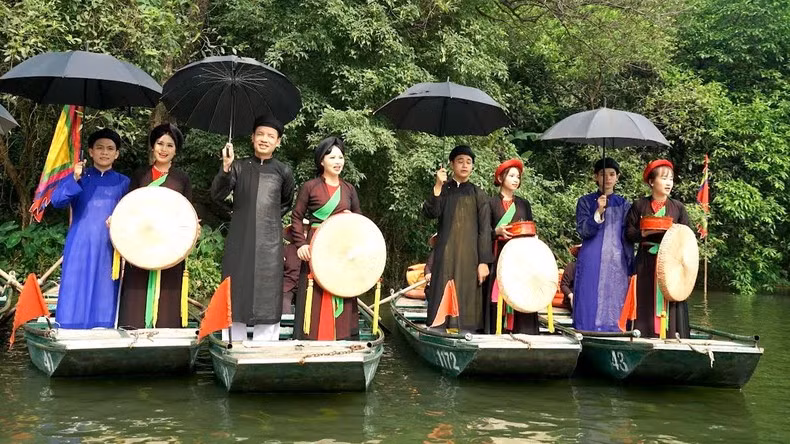 Presentación del Quan Ho en el evento.