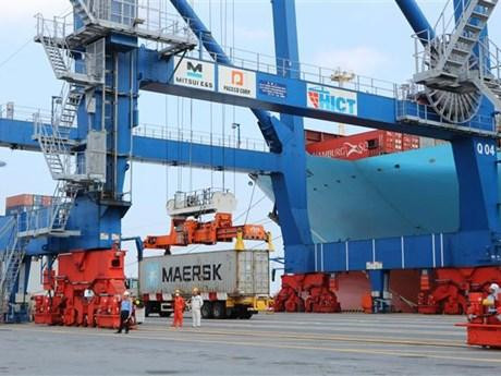 Despacho del Maersk Copenhagen de la naviera Maersk. (Fotografía: VNA)