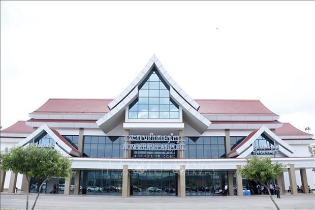 El aeropuerto de Nongkhang, en la provincia laosiana de Houaphan. (Foto: VNA)