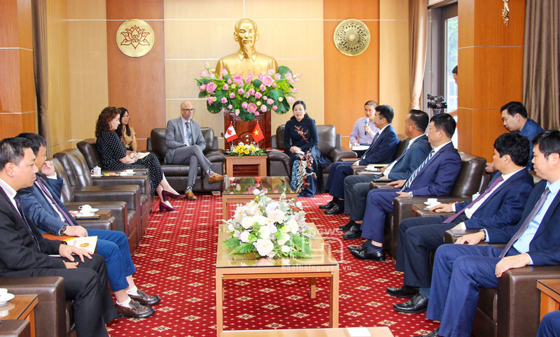 En el encuentro. (Foto: baothainguyen.vn)